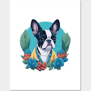 Classic Elegance: The Boston Terrier Posters and Art